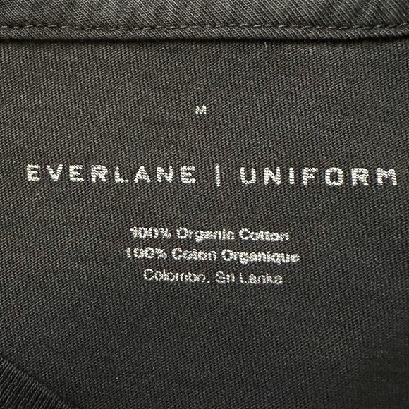 Everlane Uniform 100% Organic Cotton V-Neck Short Sleeves Men's Tee, Sz Medium - Picture 9 of 12